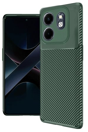 İnfinix Hot 50i / Smart 9 Kılıf Karbon Silikon Case Kapak