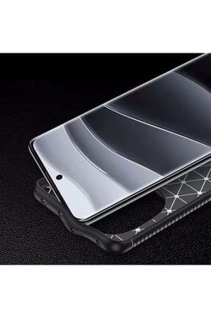 İnfinix Hot 50i / Smart 9 Kılıf Karbon Silikon Case Kapak