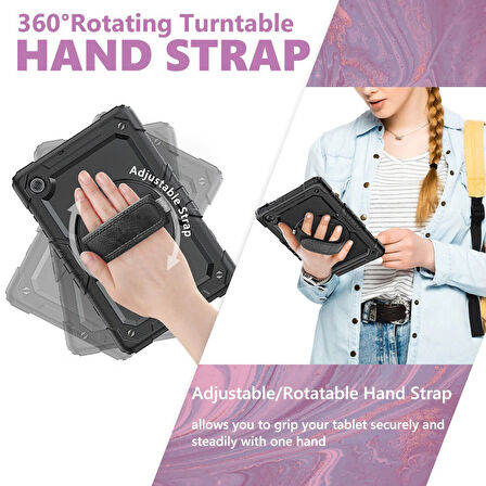 Xiaomi Redmi Pad 2 11inç 2025 Kılıf Defender Askılı Pars Case Fuji