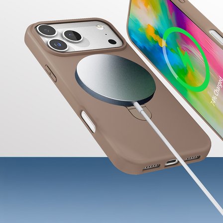 Samsung Galaxy S25 Ultra Kılıf M-safe Şarj Özellikli Standlı Zore Samara Kapak