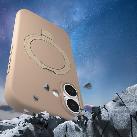 Apple iPhone 17 Pro Kılıf M-safe Şarj Özellikli Standlı Zore Samara Kapak