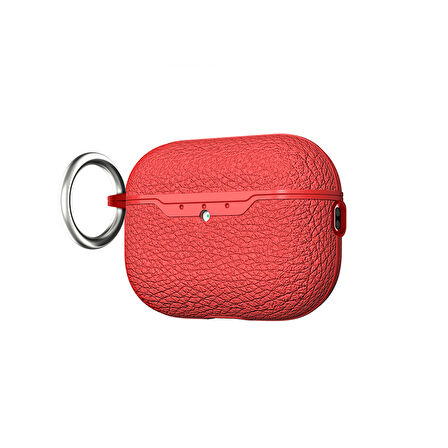 Apple Airpods Pro 3 Kılıf Deri Tarzı Silikon Case 03
