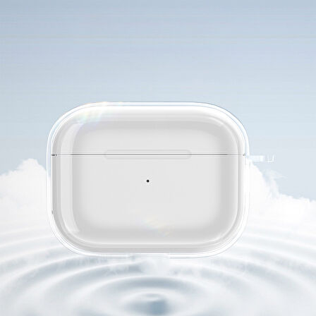 Apple Airpods Pro 3 Kılıf Şeffaf Kristal Silikon Sert PC Şeffaf Case 14