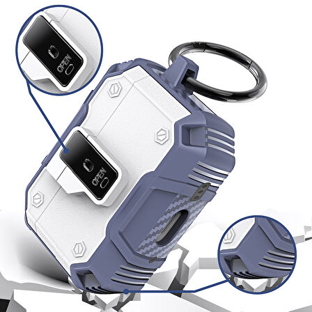 Apple Airpods Pro 3 Kılıf Kilitli Açma Kapama Koruyucu Kapak