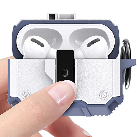 Apple Airpods Pro 3 Kılıf Kilitli Açma Kapama Koruyucu Kapak