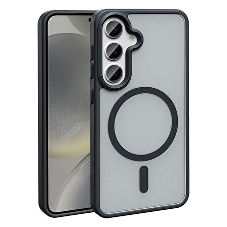 Samsung Galaxy A56 / A36 için Magsafe ile uyumlu Kılıf Mat Yüzey Sio Kapak