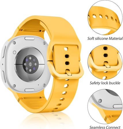 Samsung Galaxy Watch 8 40mm 44mm Classic 46mm Lansman 1-1 Kordon Spor Silikon Band
