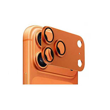 Apple iPhone 17 Pro Transmittance HD AR+AF Teknoloji FULL Kamera Lens Koruyucu CL-20