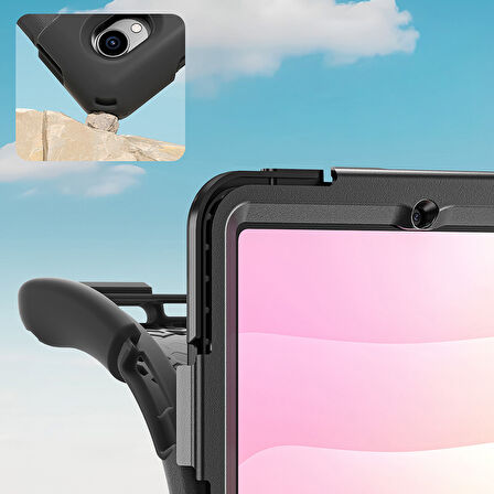 Samsung Galaxy Tab S11 11inç 2025 Kılıf Defender Askılı Zırhlı Tank Case X736 X730
