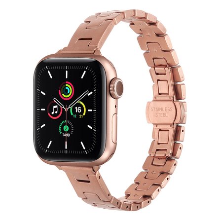 Apple Watch Ultra 1/2/3 49mm Kordon Metal İnce Strap Kayış 150