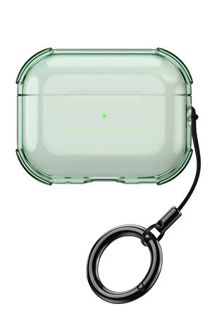 Apple Airpods Pro 3. Nesil ile uyumlu Kılıf Antishocklu Şeffaf Silikon Showy Case