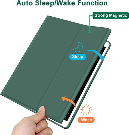 Samsung Galaxy Tab S10 FE+ Plus 13.1inç Kılıf Kablosuz Klavyeli Case Mobax Türkçe X620 X626