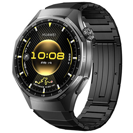 Huawei Watch GT 6/5/4/3/2 Pro 46mm (22MM) Kordon Metal Titanyum Saate Orjinal 1e-1 Uyum+Kısıltma Apratı