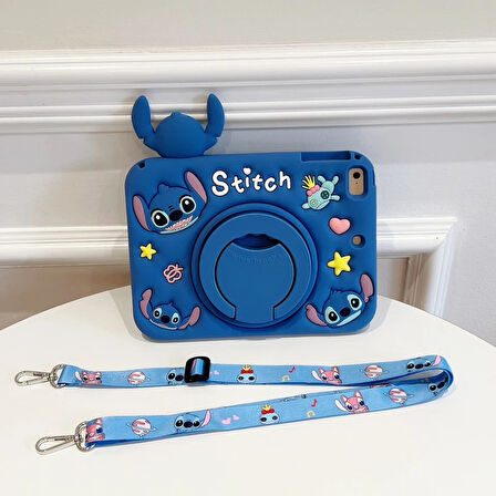 Huawei MatePad T10 / T10S Kılıf Cute Dolls Standlı Eğlenceli 3D Karekterli Çocuk Kılıfı