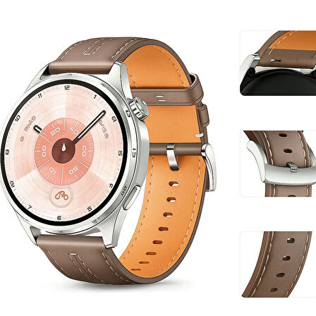 Huawei Watch GT 6/5/4/3/2 Pro 46mm Ultimate SE Elite Kordon Deri Kordon 29