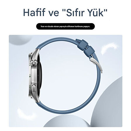 Huawei Watch GT 6/5/4/3/2 Pro 46mm Ultimate SE Elite Kordon Lansman Kumaş Dikişli Silikon 102