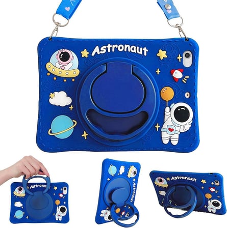 Honor Pad 9 12.1inç / 9 Pro / V8 Pro Kılıf Cute Dolls Standlı Eğlenceli 3D Karekterli Çocuk HEY2-W09