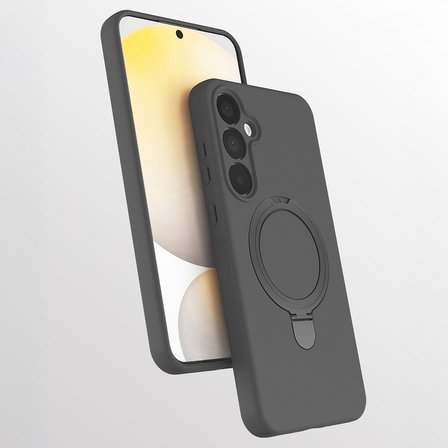 Samsung Galaxy A17 Kılıf M-safe Şarj Özellikli Standlı Silikon Samara Kapak