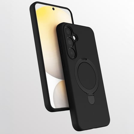 Samsung Galaxy A17 Kılıf M-safe Şarj Özellikli Standlı Silikon Samara Kapak