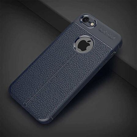 Apple iPhone 5 5S SE Kılıf Deri Tarzı Niss Silikon Case