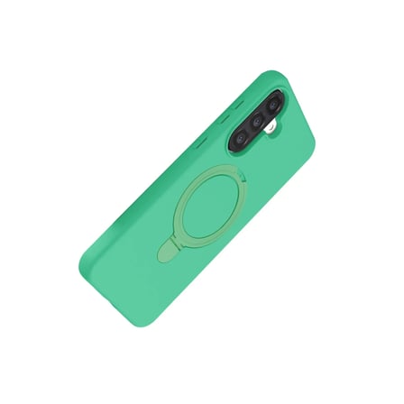 Samsung Galaxy A56 Kılıf Slikon M-safe Şarj Uyumlu Silikon Standlı Regal Kapak