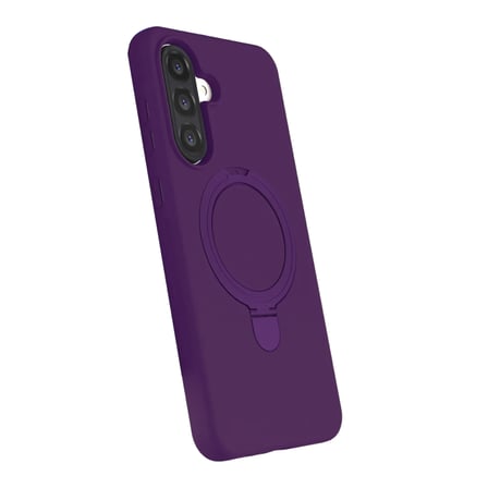 Samsung Galaxy A26 Kılıf Slikon M-safe Şarj Uyumlu Silikon Standlı Regal Kapak