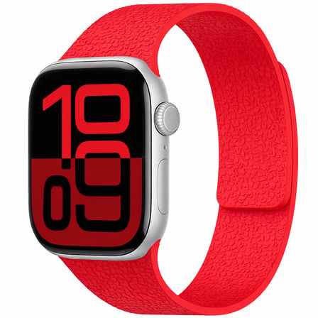 Apple Watch 10/11 42mm-38/40/41mm Kordon Kabartmalı Magetli Silikon Band 136 2/3/4/5/6/se/7/8/9
