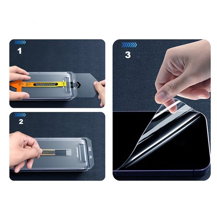 Apple iPhone 17 Air 2.5D Oliv HD Temperli Cam Ekran Koruyucu + Kolay Uygulama Aparatı