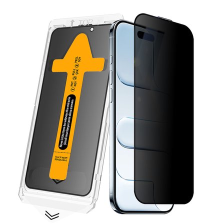 Apple iPhone 17 Air 2.5D Oliv Privacy Temperli Cam Ekran Koruyucu + Kolay Uygulama Aparatı