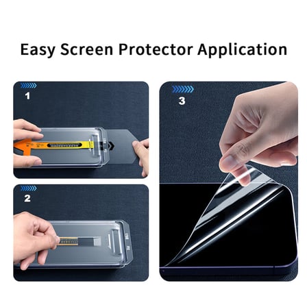 Apple iPhone 17 Air 2.5D Oliv Privacy Temperli Cam Ekran Koruyucu + Kolay Uygulama Aparatı