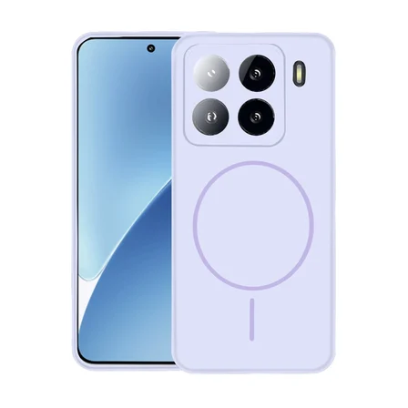 Xiaomi Mi 15 Pro Kılıf Lansaman Silikon M-Safe Magnetik Şarj Jully Kapak