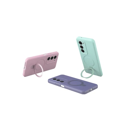 Xiaomi Redmi 15 4G Kılıf Slikon M-safe Şarj Uyumlu Silikon Standlı Regal Kapak
