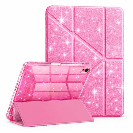Apple iPad Air 11inç M4/M3/M2 2026-2024 Kılıf Grafiti Şeffaf Kalem Bölmeli