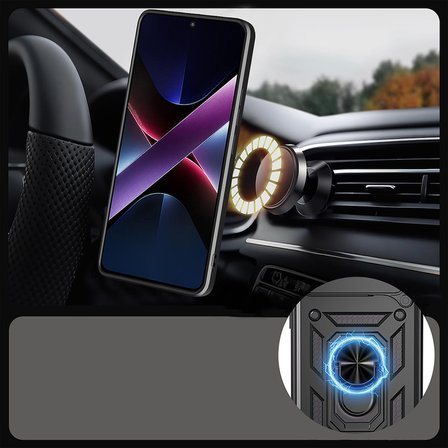 Honor 400 Kılıf Kamera Korumalı Zırh Tank Sürgülü Vega Kapak
