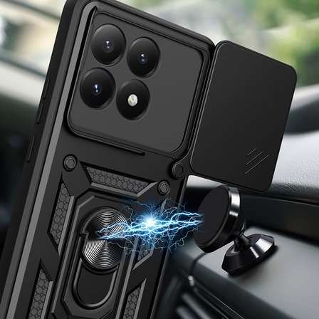 Xiaomi 15T Kılıf Kamera Korumalı Zırh Tank Sürgülü Vega Kapak