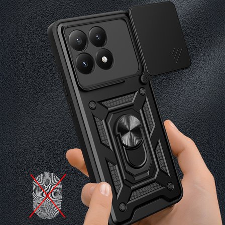 Xiaomi 15T Kılıf Kamera Korumalı Zırh Tank Sürgülü Vega Kapak