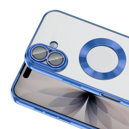 Apple iPhone 17 Kılıf Kamera Korumalı Logo Gösteren Şeffaf Kapak