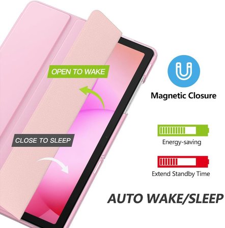 Samsung Galaxy Tab A11 8.7inç Kılıf PU Deri Smart Standlı Case Uyku Modlu X133 X135 X135F