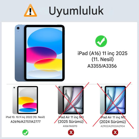 Apple iPad Pro 10.5 Kılıf PU Deri Smart Standlı Case A1701 A1709 A1852