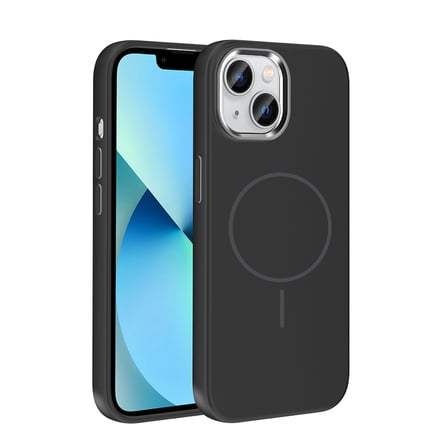 Apple iPhone 15 Kılıf M-Safe Şarj Özellikli Kaymaz Silikon Edi Kapak