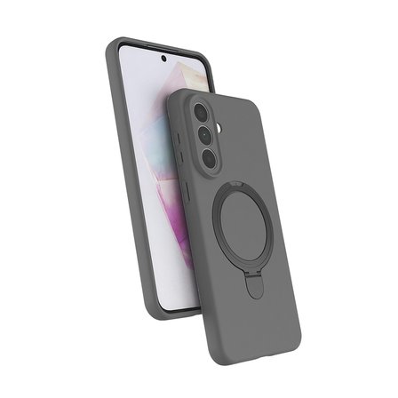 Samsung Galaxy A37 Kılıf M-safe Şarj Özellikli Standlı Silikon Samara Kapak