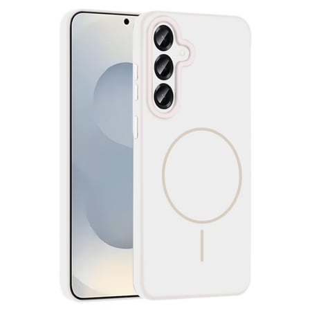 Samsung Galaxy S25 Plus Kılıf Lansaman Silikon M-Safe Magnetik Şarj Jully Kapak