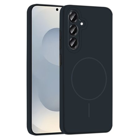 Samsung Galaxy S25 Plus Kılıf Lansaman Silikon M-Safe Magnetik Şarj Jully Kapak
