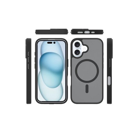 Apple iPhone 16 Kılıf M-safe ile Uyumlu Mat Yüzey Jota Kapak