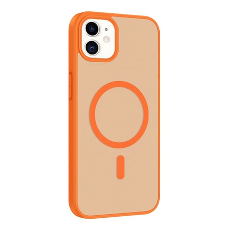 Apple iPhone 11 Kılıf M-safe Şarj Özellikli Mat Babet Kapak