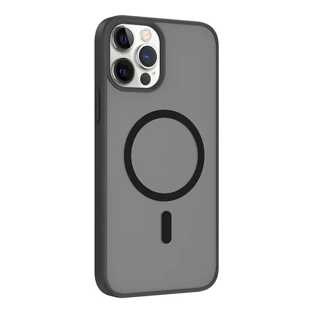 Apple iPhone 12 Pro Kılıf M-safe Şarj Özellikli Mat Babet Kapak
