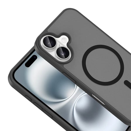 Apple iPhone 16 Plus Kılıf M-safe Şarj Özellikli Mat Babet Kapak