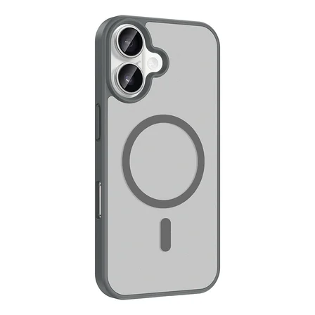Apple iPhone 17 Kılıf M-safe Şarj Özellikli Mat Babet Kapak