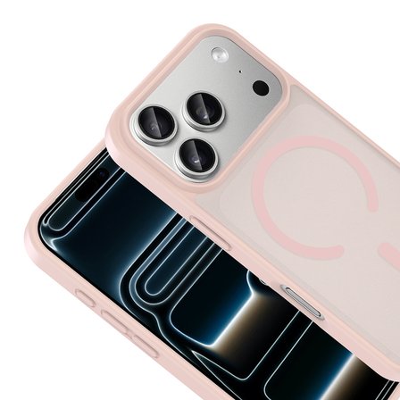 Apple iPhone 17 Pro Max Kılıf M-safe Şarj Özellikli Mat Babet Kapak
