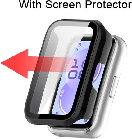 Huawei Band 11 Pro ile uyumlu Sert PC Kasa ve Ekran Koruyucu